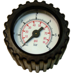 Pressure gauge with connection fittings